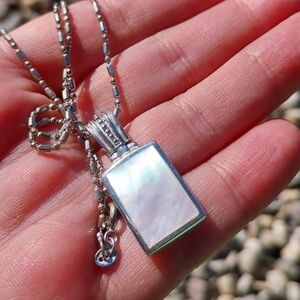 Sterling Silver Pendant & 18KGF Necklace